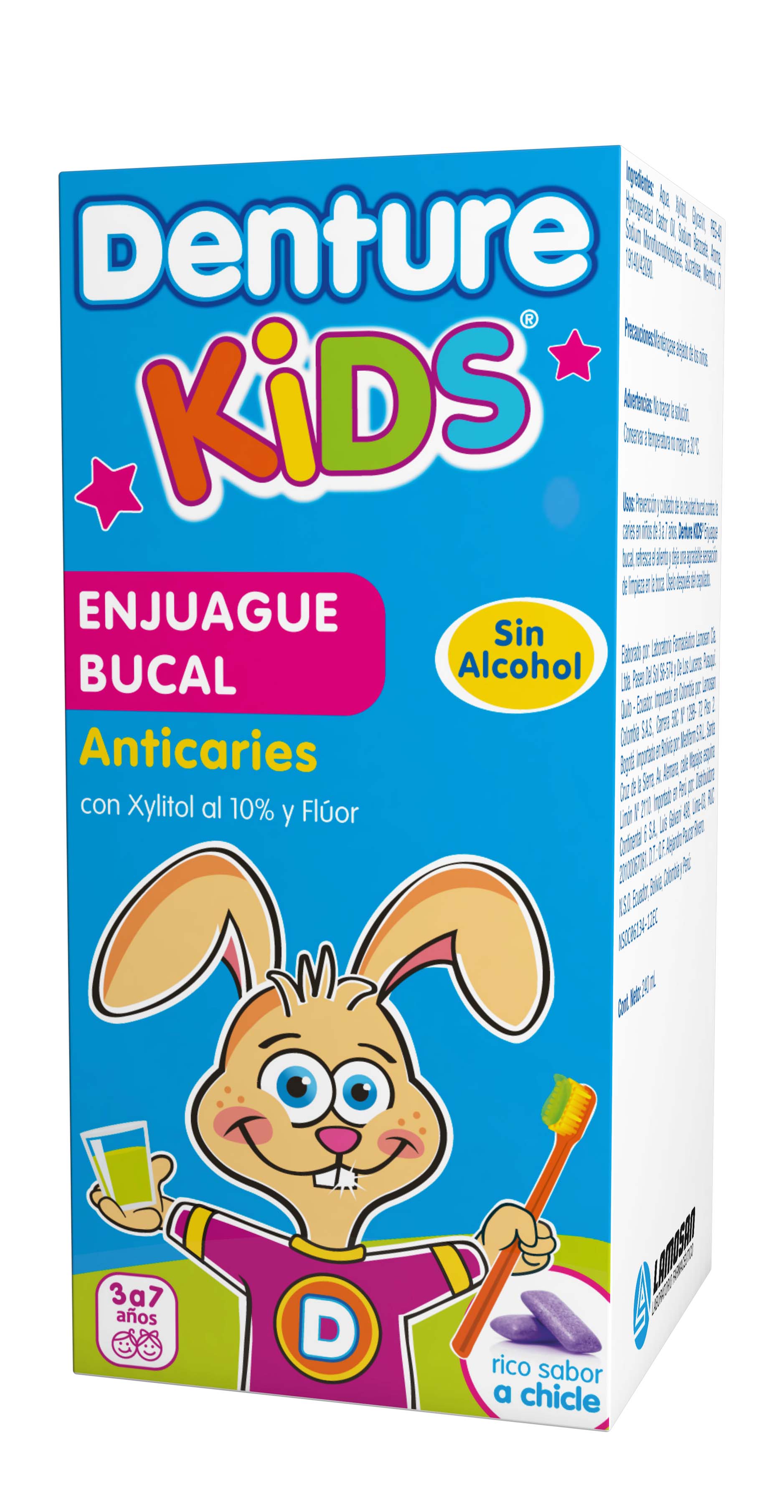 Enjuage Denture Kids 240 ml